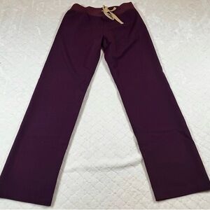 Figs Deep Purple scrub pants